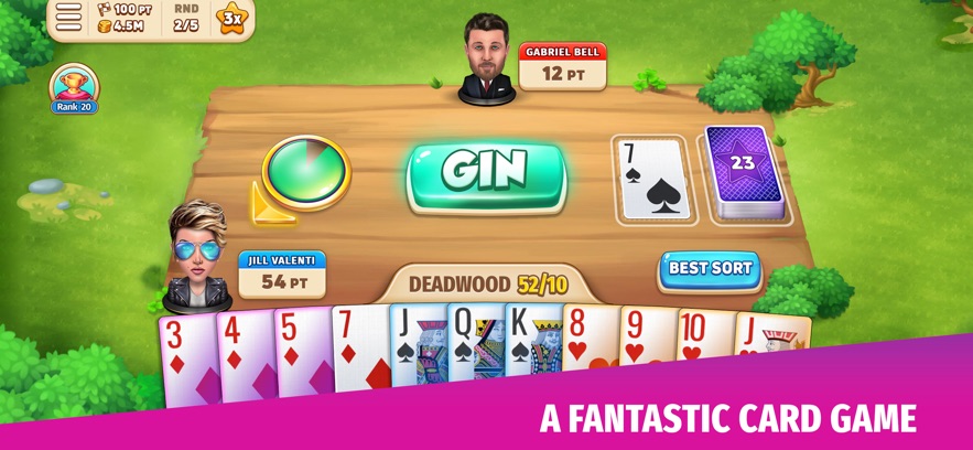 Gin Rummy Stars - Card Game