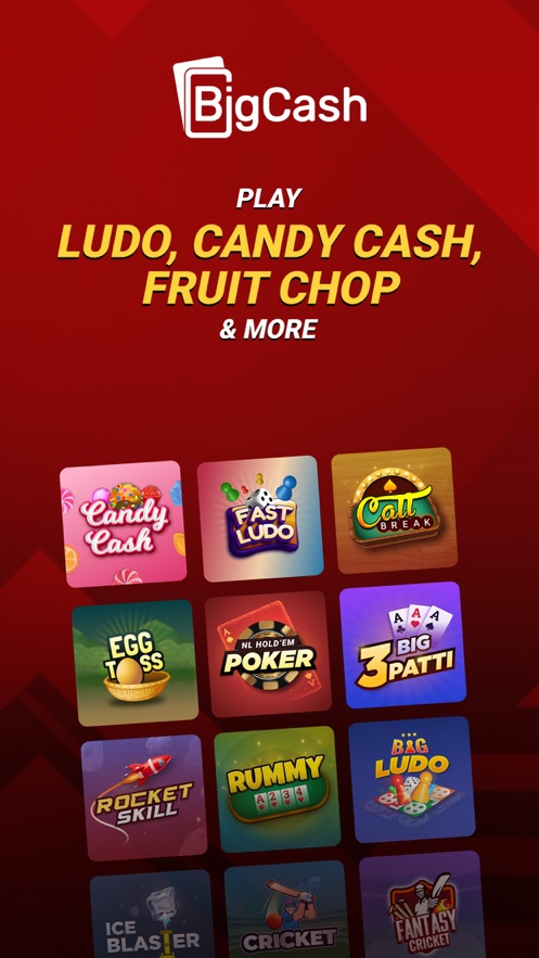 BigCash: Poker, Rummy, Ludo