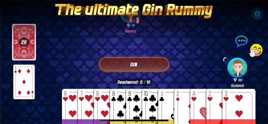 Gin Rummy online game