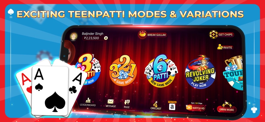 Teen Patti Octro 3 Patti Rummy